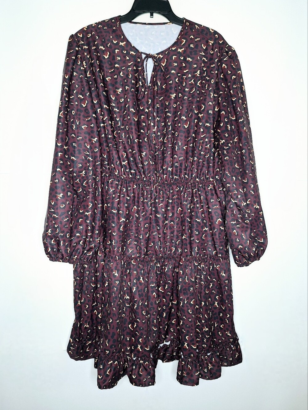 Unbranded " The Dark Leapard" Plus-size Midi romper Dress.